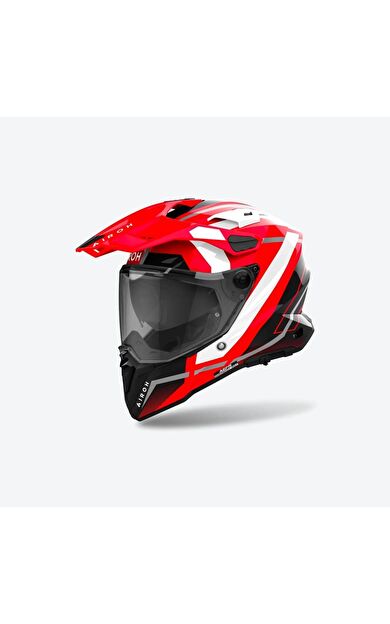 Airoh Commander 2 Mavıck Kırmızı Parlak Motosiklet Kaskı