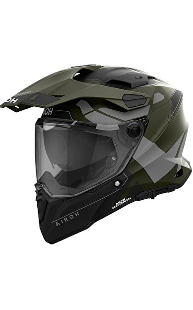 Airoh Commander 2 Reveal Askeri Yeşil Motosiklet Kaskı