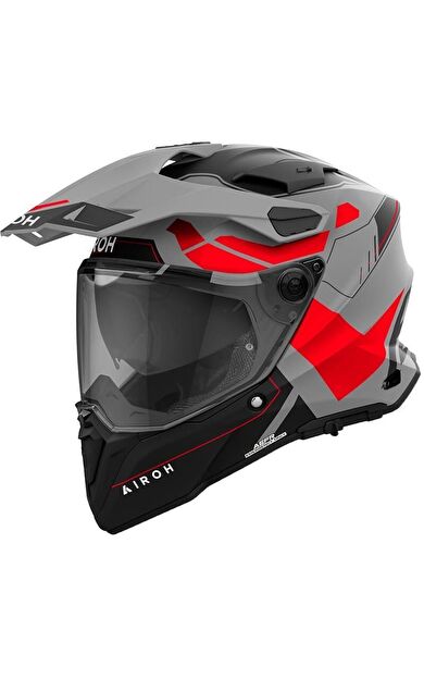 Airoh Commander 2 Reveal Kırmızı Fluo Mat Motosiklet Kaskı