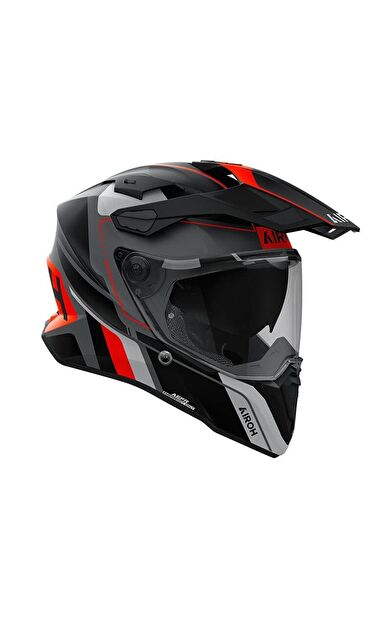 Airoh Commander 2 Skıp Kırmızı Parlak Motosiklet Kaskı