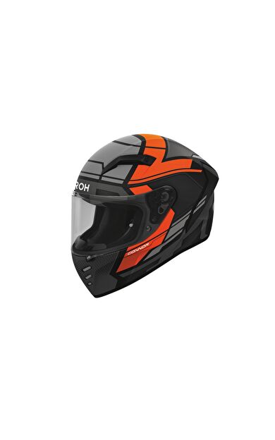 Airoh Connor Ego Turuncu Parlak Motosiklet Kaskı