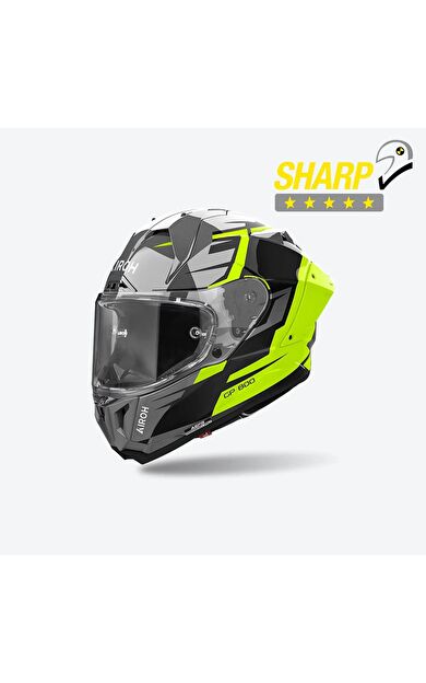 Airoh Gp 800 Master Sarı Parlak Motosiklet Kaskı