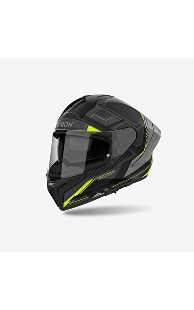 Airoh Matryx Rocket Sarı Mat Motosiklet Kaskı