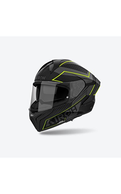 Airoh Matryx Sentınel Sarı Mat Motosiklet Kaskı