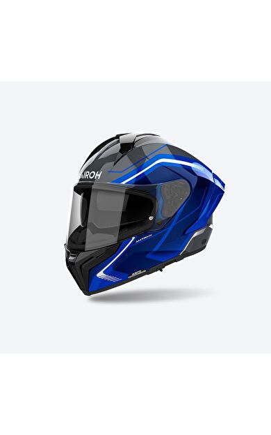 Airoh Matryx Wıde Mavi Parlak Motosiklet Kaskı