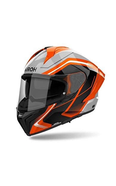 Airoh Matryx Wıde Turuncu Parlak Motosiklet Kaskı