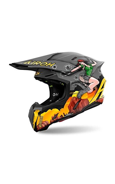 Airoh Twist 3 Adventure Mat Motosiklet Kaskı