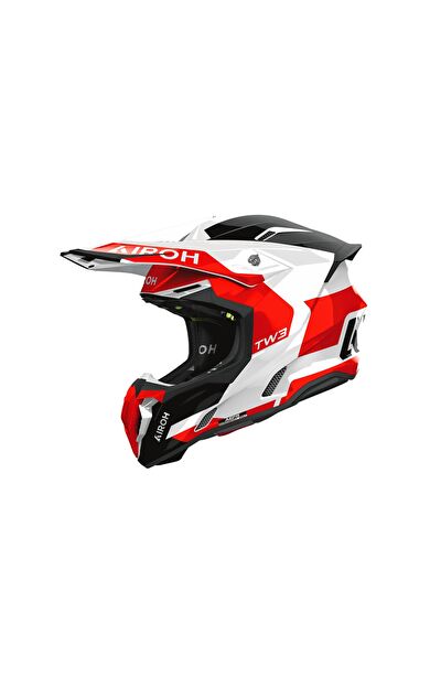 Airoh Twist 3 Fancy Kırmızı Glos Motosiklet Kaskı