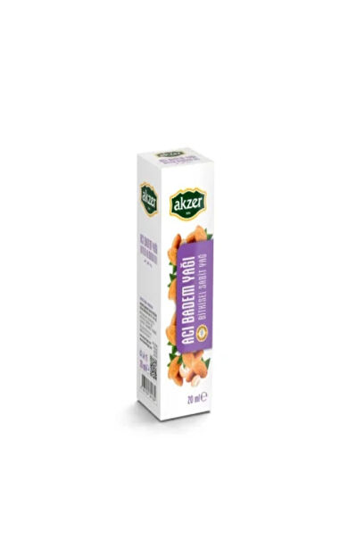 Akzer Acı Badem Yağı 20 Cc