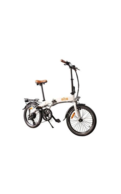 Alba Fold 2 Std Elektrikli Katlanır Bisiklet LED Gösterge, 7.8Ah Batarya Beyaz E-Bike