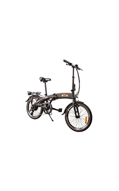 Alba Fold 2 Std Elektrikli Katlanır Bisiklet LED Gösterge, 7.8Ah Batarya Siyah E-Bike