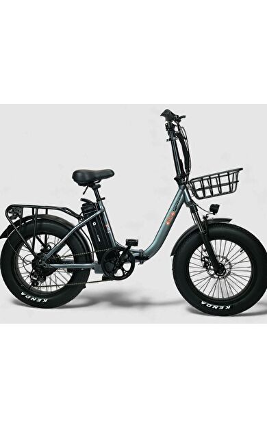 Alba Fold S Standart 500Watt Katlanır Elektrikli Bisiklet Antrasit Nfc Özellikli 36v 13Ah Batarya