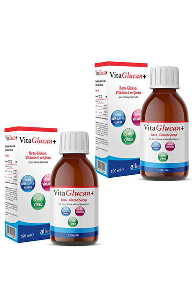 Vitaglucan Şurup 150 ML - 2 ADET -SKT:05/2028