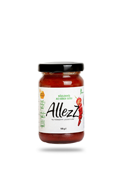 Allezz Közlenmiş Acı Biber Sosu 105 g – Normal Acı (Mild)