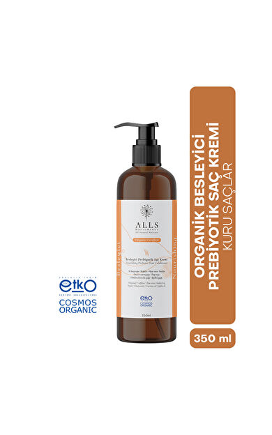 Alls Biocosmetics Organik Besleyici Prebiyotik Saç Kremi 350 ml
