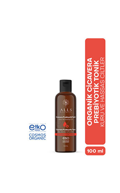Alls Biocosmetics Organik CicaVera Prebiyotik Tonik 100 ml
