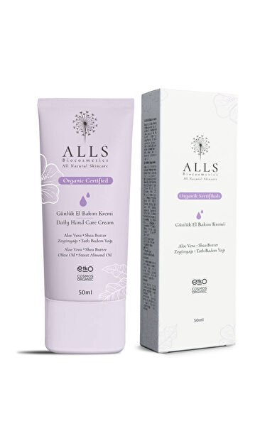 Alls Biocosmetics Organik Günlük El Bakım Kremi 50 ml