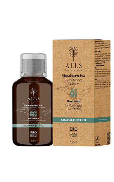 Alls Biocosmetics Organik Sertifikalı Konsantre Ağız Çalkalama Suyu 240 ml