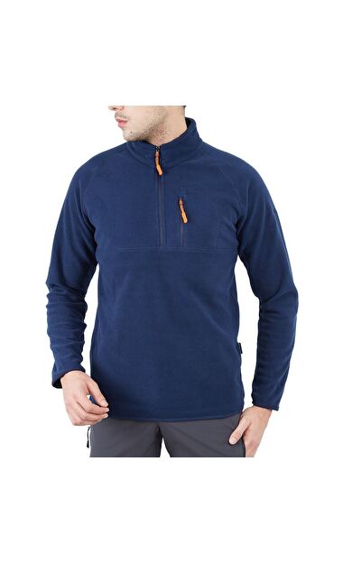 Alpinist Gamma Yarım Fermuarlı Indigo Erkek Polar