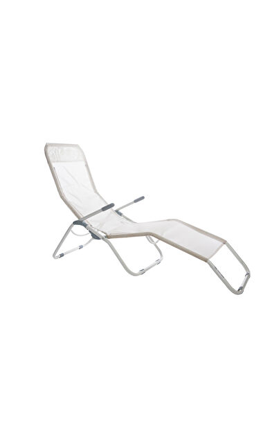 Andoutdoor Tumbona Katlanır Şezlong-GRİ
