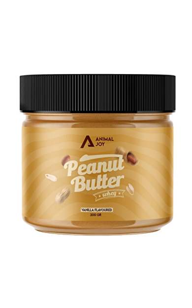 ANİMAL JOY Whey Proteinli Fıstık Ezmesi Vanilyalı 200g