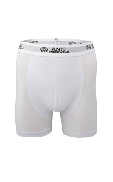 Erkek Likralı Boxer 6 lı Paket -1115 ANIT - Beyaz