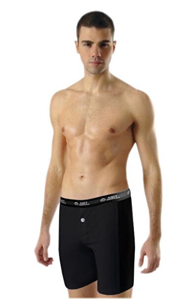 Erkek Boxer Uzun Likralı 1114 6'lı Paket - Karışık Renk