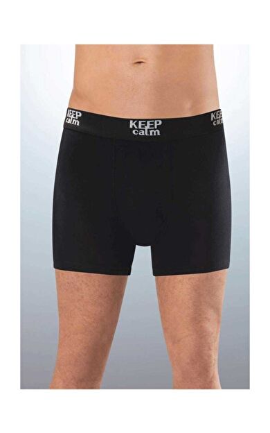 Erkek Modal Boxer 6lı Paket 1266 - Siyah
