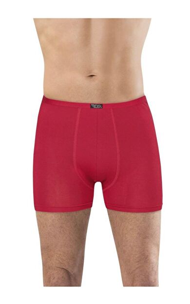 3 Adet Erkek Bambu Boxer - Kırmızı