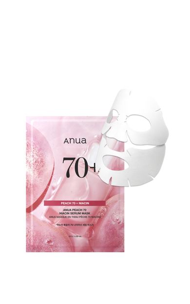 Anua Niacin Serum Mask Parlatıcı ve Nemlendirici Şeftali Özlü Niacinamide Serum Maske 25ml