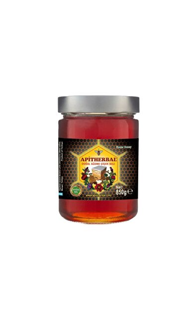 Apitherbal Doğal Süzme Çiçek Balı 850 g
