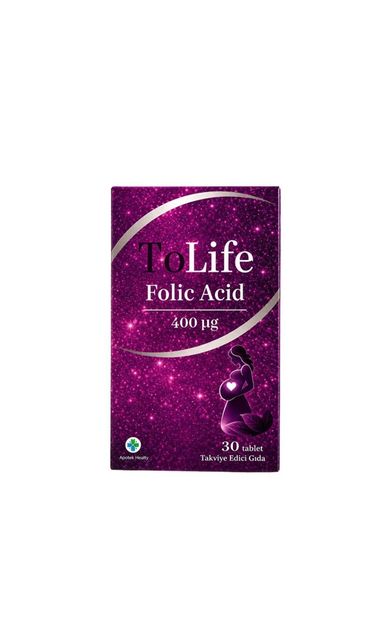 Tolife Folic Acid 400mcg 30 Tablet