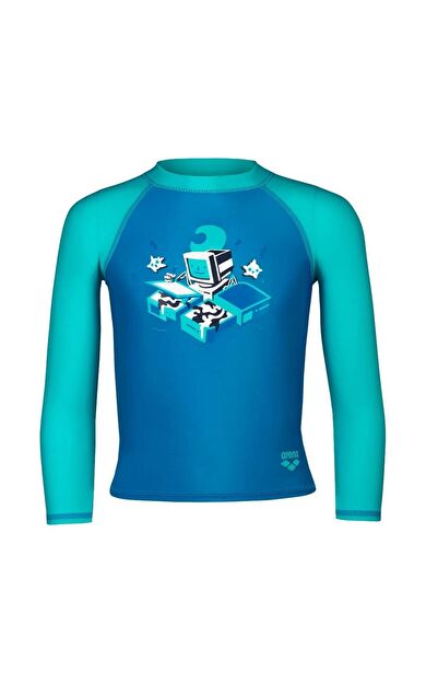 Arena 003589860 Friends Kids Uv L/S Tee Unisex Çocuk Yüzücü T-Shirt