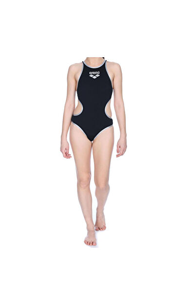W ARENA ONE BIGLOGO ONE PIECE BLACK-SILVER