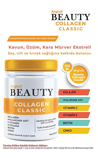 Argivit Beauty Collagen Classic 325 Gr
