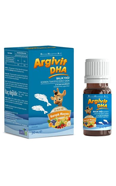 Argivit Dha Balık Yağı 10 Ml