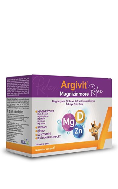 Argivit Magnizinmore Relax 30 Saşe
