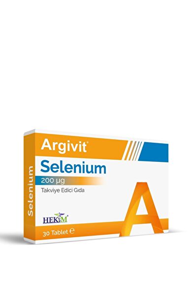 Argivit Selenium Selenyum İçeren Takviye Edici Gıda 30 Tablet