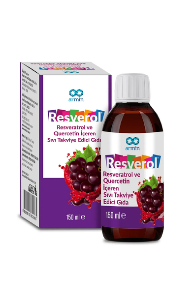 Armin Resverol Resveratrol Ve Quercetin İçeren Sıvı Takviye Edici Gıda 150 ml