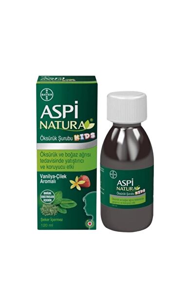 Aspi Natura Kids Vanilya-Çilek Aromalı- SKT: 11/2026