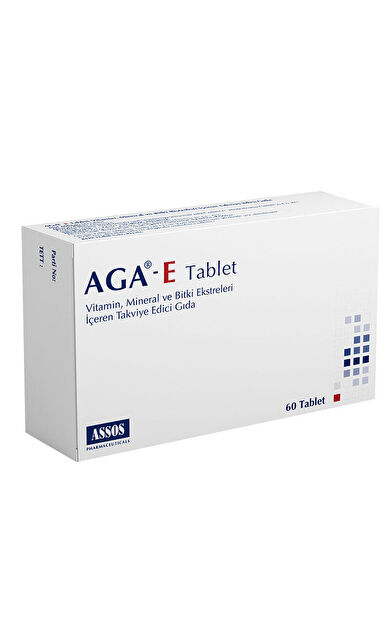 AGA-E Takviye Edici Gıda 60 Tablet