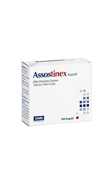 Assostinex Bitki Ekstreleri İçeren Takviye Edici Gıda 100 Kapsül
