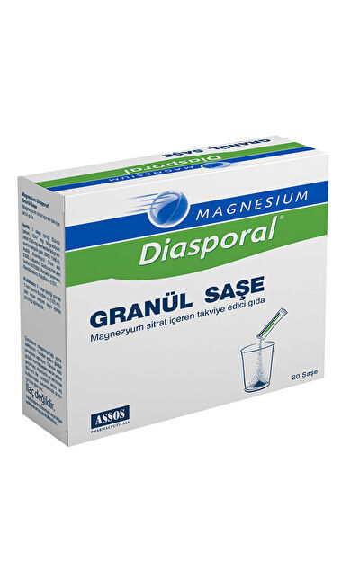 Magnesium Diasporal Granul Saşe 20 Poşet