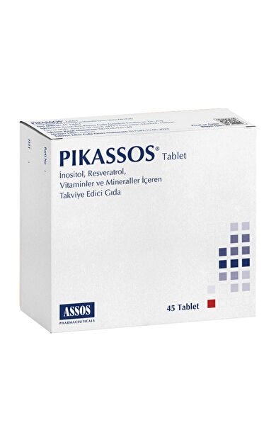 Pikassos İnositol ve Resveratrol 45 Tablet