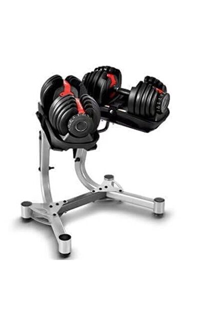 Avec Ayarlanabilir Dambıl Seti 24 Kgx2 Adet + Stand EP00QK-83-C-SIYAH