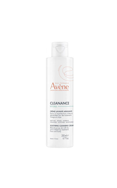 Avene Cleanance Hydra Kurumuş Ciltlere Özel Temizleme Kremi 200 ml