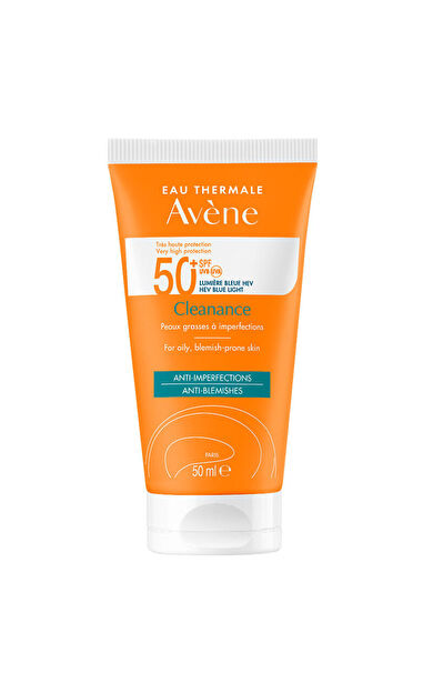 Avene Solaire Cleanance SPF 50+ Yağlı Ciltler için Güneş Koruyucu 50 ml