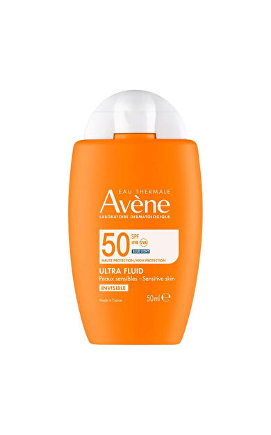 Avene Ultra Fluid Invisible SPF50 Normal ve Karma Ciltler İçin Güneş Kremi 50 ml