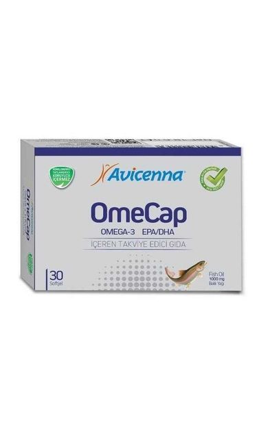 Avicenna Omecap Omega 3 Softjel 30 Balık Yağı Kapsül