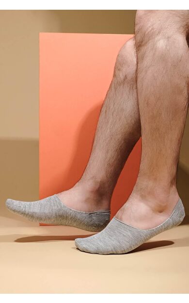 Aytuğ Erkek Modal Tekli Babet Çorap Gri